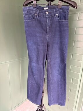 Good American Blue Straight-Leg Jeans